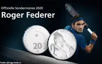 Roger Federer đi vào lịch sử tiền tệ Thụy Sĩ