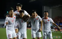 ẢNH: Đức Chinh toả sáng phút cuối, U22 Việt Nam thắng kịch tính U22 Singapore