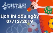 Lịch thi đấu ngày 07/12 của Đoàn Thể thao Việt Nam tại SEA Games 30