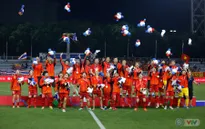 ẢNH: ĐT nữ Việt Nam thắng kịch tính trước Thái Lan, giành HCV bóng đá nữ SEA Games 30