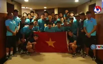 VIDEO: Thầy Park cùng U22 Việt Nam chúc mừng ĐT nữ Việt Nam vô địch SEA Games 30