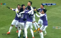 VIDEO: Văn Quyết volley đẹp mắt đưa CLB Hà Nội vượt lên dẫn trước