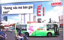 Ế quảng cáo trên xe bus vì bán giá cao