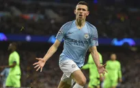 Thay David Silva, sao mai Phil Foden đi vào lịch sử Man City