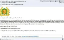 Hacker giả mạo email Bộ Công an phát tán mã độc tống tiền vào Việt Nam