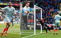 Chelsea ngược dòng giành chiến thắng kịch tính trên sân của Cardiff