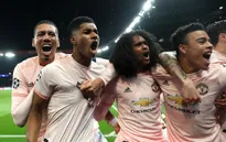 ẢNH: Man Utd thắng kịch tính PSG nhờ VAR để giành quyền vào tứ kết UEFA Champions League