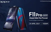 Hợp tác với Marvel, Oppo trình làng F11 Pro bản Avengers Endgame vào 24/4
