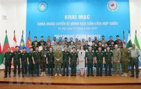 Khai mạc Khóa huấn luyện Sĩ quan Hậu cần Liên Hợp Quốc tại Việt Nam