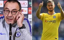 Chelsea sắp đá chung kết Europa League, HLV Sarri vẫn đau đầu vì Hazard