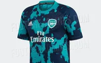Arsenal bị chê với mẫu áo đấu bị lộ