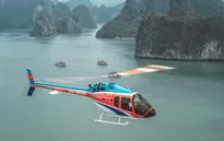 Trực thăng ngắm cảnh vịnh Hạ Long tuyệt đẹp lên CNN