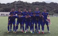 U15 Việt Nam thua 0-5 ở trận đấu tập đầu tiên ở Nhật Bản