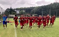 ĐT U18 Việt Nam phục hồi thể lực và chuẩn bị cho trận đấu tập thứ hai tại Gotemba