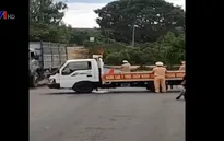 Gia Lai: Lái xe đâm vào xe cảnh sát giao thông dương tính với ma túy