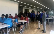 ĐT U15 Việt Nam được đón tiếp chu đáo tại Nhật Bản