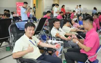 Hơn 3.300 đơn vị máu được hiến tặng tại chương trình Chung dòng máu VIệt 2019