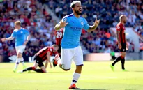 Thắng đậm Bournemouth, Man City áp sát Liverpool