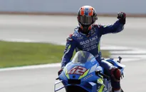 Moto GP: Alex Rins giành chiến thắng kịch tính tại GP Anh