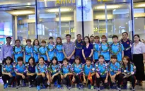 ĐT nữ Việt Nam rạng rỡ ngày trở về sau chức vô địch Đông Nam Á 2019