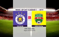 VIDEO Highlights: CLB Hà Nội 2-1 Becamex Bình Dương (Vòng 19 Wake-up 247 V.League 1-2019)