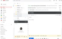 Gmail cập nhật thông báo người nhận đang bận trên cửa sổ Hangouts Chat