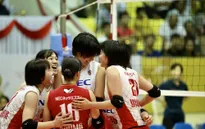 Ảnh VTV Cup 2019: Ngược dòng không tưởng, NEC (Nhật Bản) vượt qua CHDCND Triều Tiên