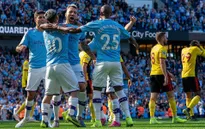 Ghi 5 bàn trong 18 phút đầu hiệp, Manchester City ‘hủy diệt’ Watford 8-0
