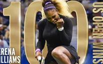 Serena Williams cán mốc 100 trận thắng tại giải Mỹ mở rộng