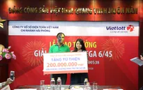 Tài xế GrabBike trúng Vietlott 57 tỷ đồng ủng hộ 200 triệu đồng cho "Trái tim cho em"
