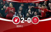 Liverpool 2-0 Man Utd: Không thể cản bước