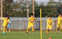 VCK U23 châu Á 2020: U23 Việt Nam tập luyện, sẵn sàng cho trận gặp U23 UAE