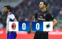 AC Milan 0-0 Sampdoria: Màn ra mắt chưa trọn vẹn của Ibra