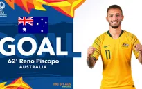 VIDEO Bàn thắng đầu tiên tại VCK U23 châu Á 2020: Cú sút phạt tuyệt đẹp của Reno Piscopo
