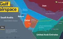 Mỹ cấm bay qua khu vực vùng Vịnh sau khi Iran tấn công hai căn cứ