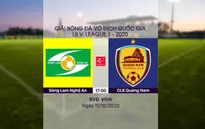 VIDEO Highlights: Sông Lam Nghệ An 4-1 CLB Quảng Nam (Vòng 1 giai đoạn 2 V.league 2020, nhóm B)