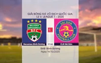 VIDEO Highlights: Becamex Bình Dương 3-1 CLB Sài Gòn (Vòng 2 giai đoạn 2 V.league 2020, nhóm A)