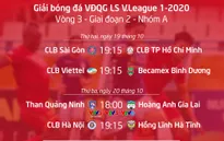 Lịch thi đấu và trực tiếp vòng 3 giai đoạn 2 V.League 2020: Cơ hội cho CLB Hà Nội, HAGL gặp khó
