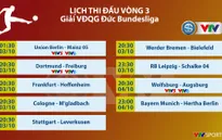 Lịch thi đấu và trực tiếp vòng 3 Bundesliga trên VTV: Dortmund – Freiburg, Union Berlin - Mainz 05, Wolfsburg – Augsburg