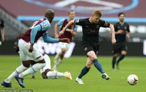 West Ham United 1-1 Manchester City: Man xanh chia điểm thất vọng (Vòng 6 Ngoại hạng Anh 2020/21)