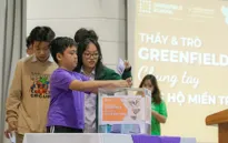 Trường Song ngữ Liên cấp Greenfield (KĐT Ecopark) đồng hành cùng Quỹ Tấm lòng Việt ủng hộ miền Trung