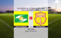 VIDEO Highlights: Sông Lam Nghệ An 1-1 DNH Nam Định (Vòng 5 giai đoạn 2 LS V.League 1-2020, nhóm B)