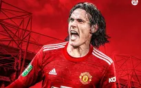 Cavani nhận mức lương gần gấp đôi Bruno Fernandes tại Man Utd