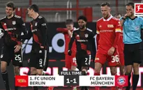 Chia điểm trên sân Union Berlin, Bayern Munich tạm giữ được ngôi đầu