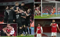 Arsenal 0-1 Burnley: Xhaka nhận thẻ đỏ, Aubameyang đốt lưới nhà