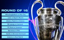 Kết quả bốc thăm vòng 1/8 UEFA Champions League: Atletico Madrid - Chelsea, Barcelona - PSG...