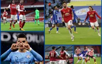 Kết quả vòng 15 Ngoại hạng Anh: Arsenal 3-1 Chelsea, Leicester 2-2 Man Utd...