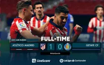 Atletico Madrid 1-0 Getafe: Thầy trò Simeone củng cố ngôi đầu bảng!