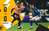 Ngoại hạng Anh: Leicester chia điểm thất vọng trước Wolverhampton