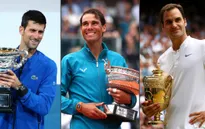 Vì sao Federer, Nadal và Djokovic đánh mãi không thua tại Grand Slam?